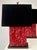 Arteriors Home 1990s Tanner Kenzie Red Resin Table Lamps With Black Velvet Shades - Pair For Sale - Image 4 of 8