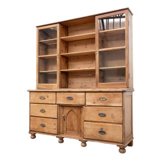 Antique Blonde Pine Dresser, 1900 For Sale