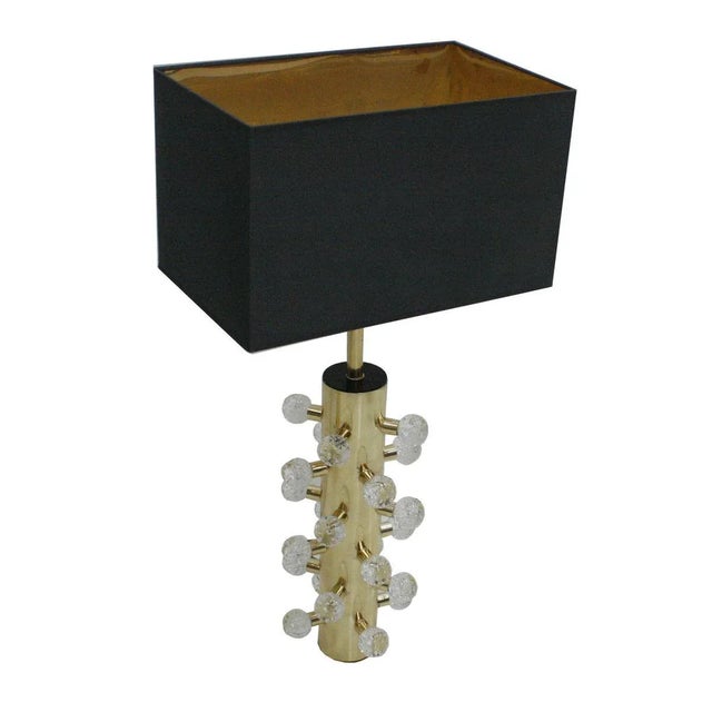 Mid-Century Modern Mid Century Italian Sculptural Murano Glass Table Lamps, Set of 2 For Sale - Image 3 of 6