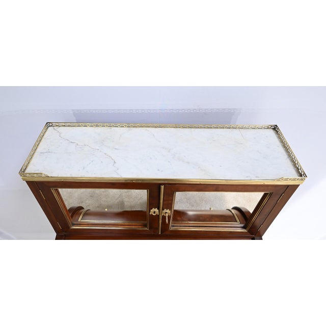 Wood Small Louis XVI Cylinder Secretary For Sale - Image 7 of 18