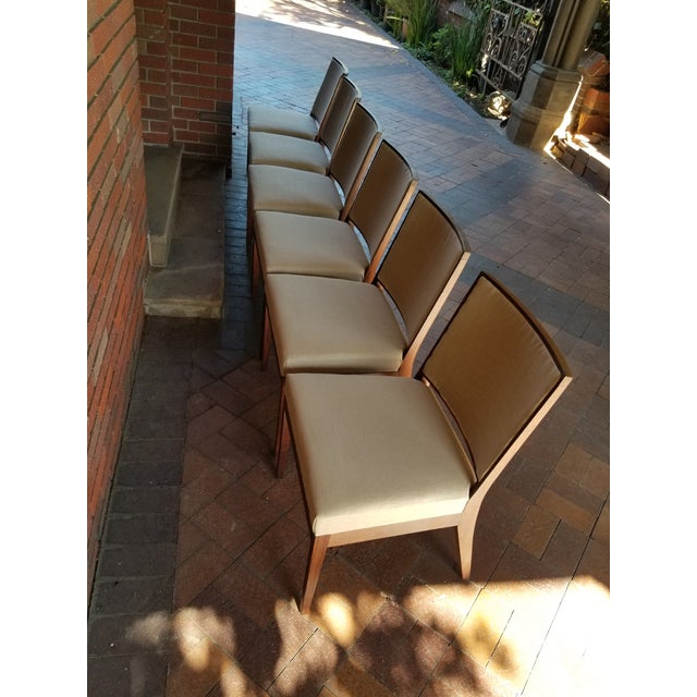 1960s Mid-Century Glenn of California Danish Chairs in Teak Wood- Set of 6 For Sale In Los Angeles - Image 6 of 12