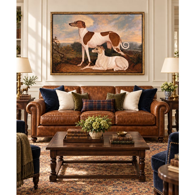 Bunny Williams Home Vintage Greyhound Dog Art Print by Charles Hancock - 24" X 16" For Sale - Image 4 of 9