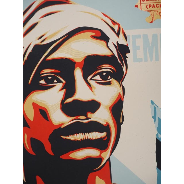 Modern Shepard Fairey (Obey), Voting Rights Are Human Rights, Original Signed and Numbered Screenprint For Sale - Image 3 of 7