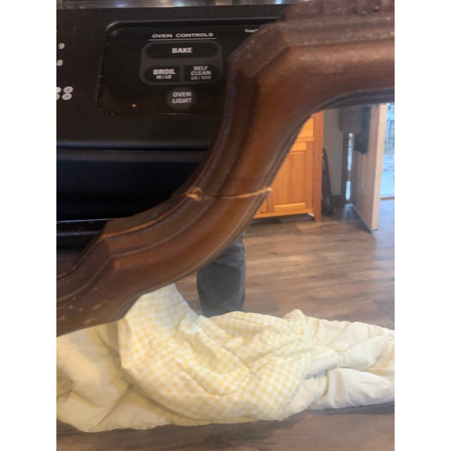 Antique Federal Wood Framed Mirror 1800's Era For Sale - Image 10 of 12