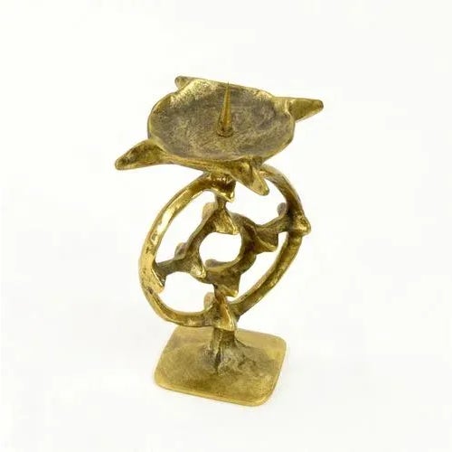 1960s Brutalist Candle Holder For Sale - Image 5 of 6