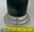 Mid-Century Modern Pair of Postmodern Sculptural Lucite & Ombre Pillar Candleholders For Sale - Image 3 of 4