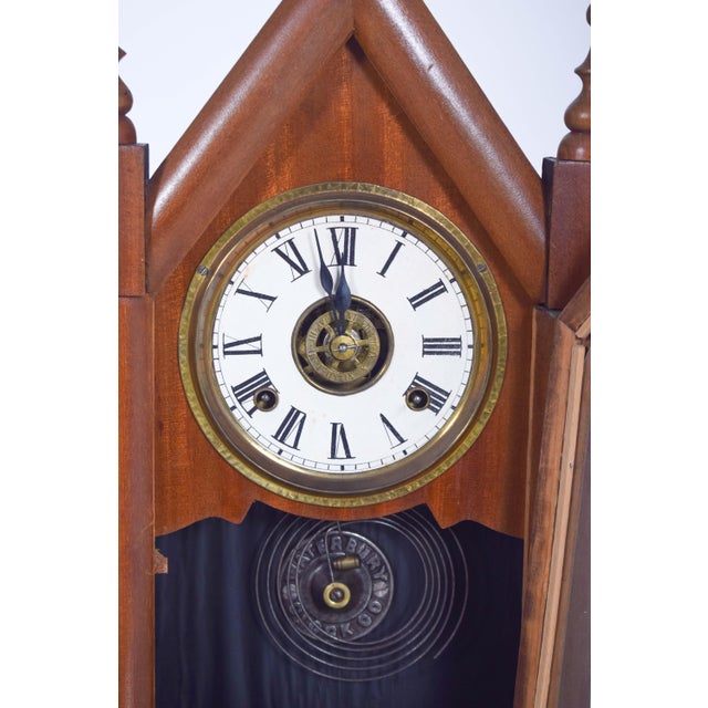 Chapel Clock from Waterbury Clock Co., Usa, 1890s For Sale - Image 4 of 10