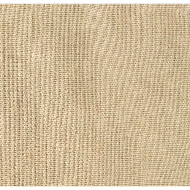 Traditional Ralph Lauren "Antique Burlap" Heavy Jute Basketweave Fabric- 5 Yards For Sale - Image 3 of 4