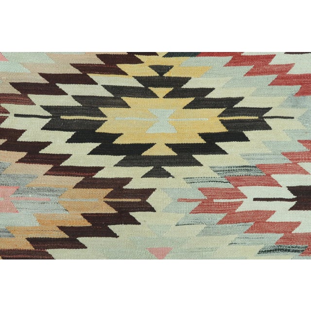 Vintage Turkish Antalya Nomads Kilim Rug For Sale - Image 10 of 13