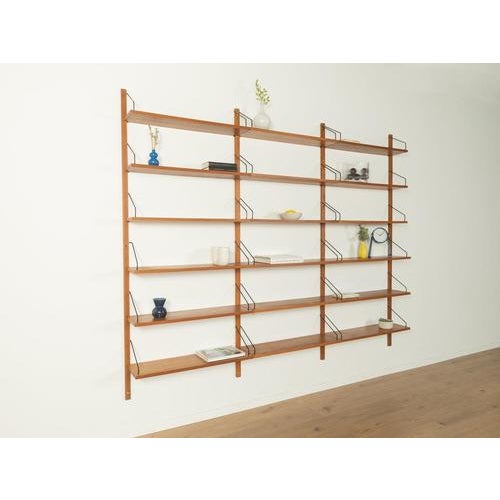 Brown Vintage Wall Shelf by Poul Cadovius, 1950s For Sale - Image 8 of 8