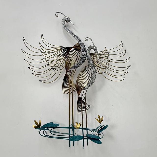 Vintage Peacock Wall Art Sculpture by Curtis Jere, 1970s For Sale - Image 13 of 14