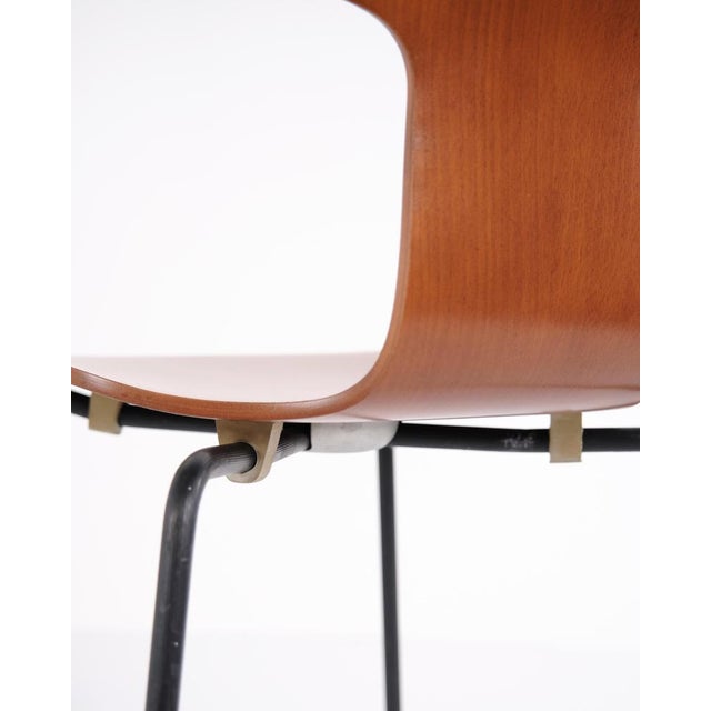 Model 3103 Dining T-Chairs by Arne Jacobsen for Fritz Hansen, 1980s, Set of 6 For Sale - Image 15 of 17
