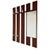 Vintage Danish Wall Coat Rack in Rosewood with Mirror, 1960s For Sale - Image 6 of 6