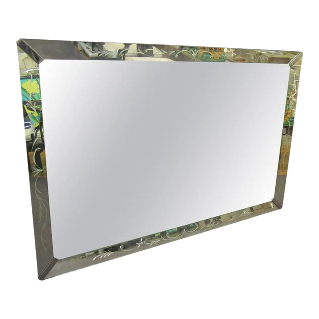 Italian Wall Mirror, Large For Sale