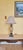 Uttermost Mid-Century Modern Style Bronze Crystal and Bronze Pineapple Table Lamp For Sale In Washington DC - Image 6 of 13