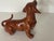 Vintage Cute Dachshund Ceramic Figurine Signed For Sale In Miami - Image 6 of 6