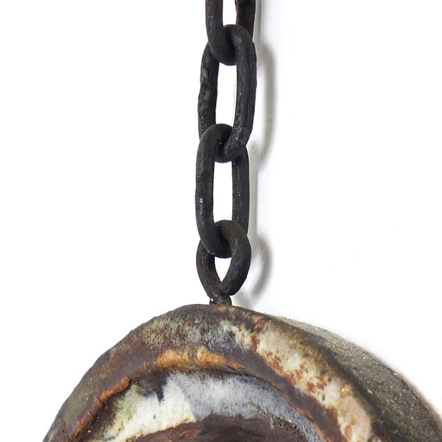 Mid-Century Modern Chained Ceramic Four Unit by Duisburgs For Sale - Image 6 of 9