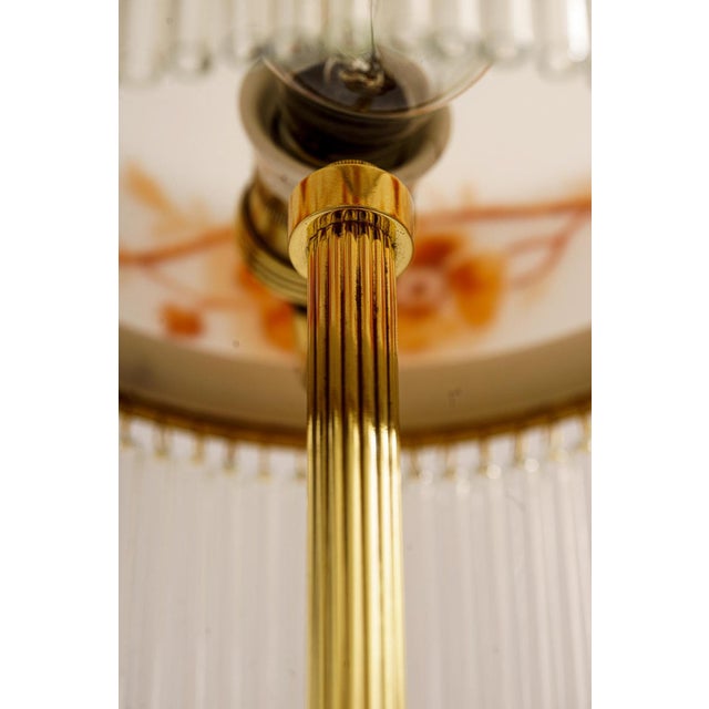Art Deco Table Lamp with Glass Shade, Vienna, 1920s For Sale - Image 15 of 18