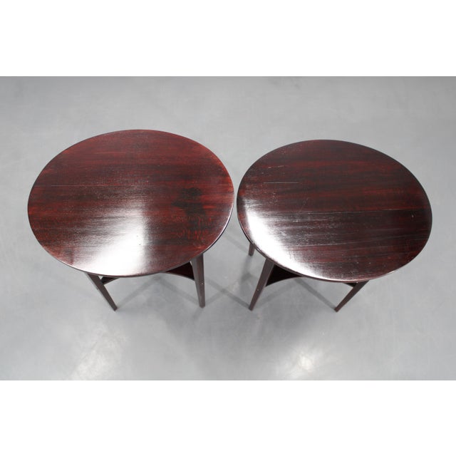 Wood Austrian Side Tables from Thonet, 1930s, Set of 2 For Sale - Image 7 of 10