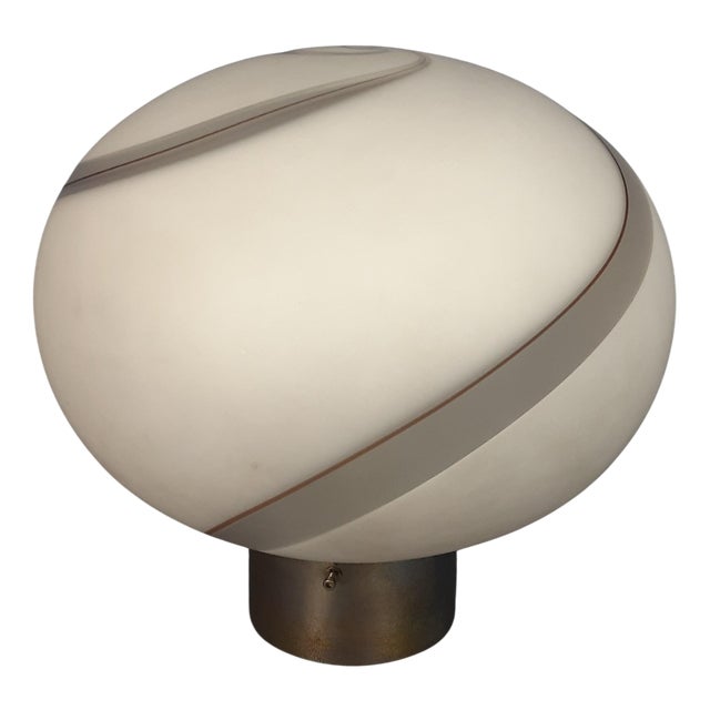 Murano Glass Spiral Table Lamp from Venini, 1970s For Sale