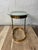 Postmodern Polished Brass and Glass Sculptural Side Table, 1980s For Sale In New York - Image 6 of 9