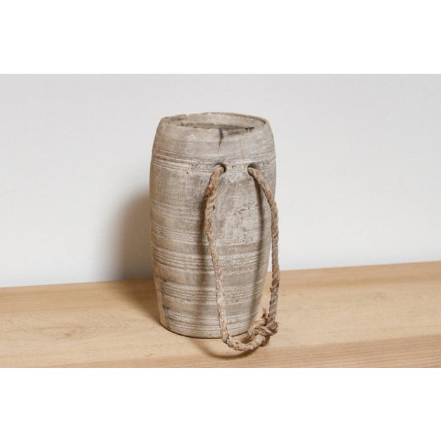 Tan Wooden Himchal Pot-Roru For Sale - Image 8 of 8