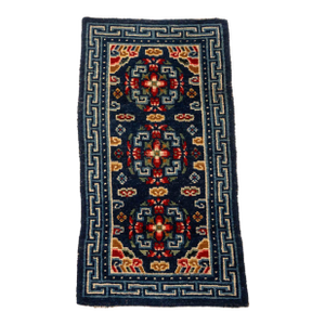 Tibetan Gyantse Khaden Rug, 4' 4.5" X 2' 3.5"