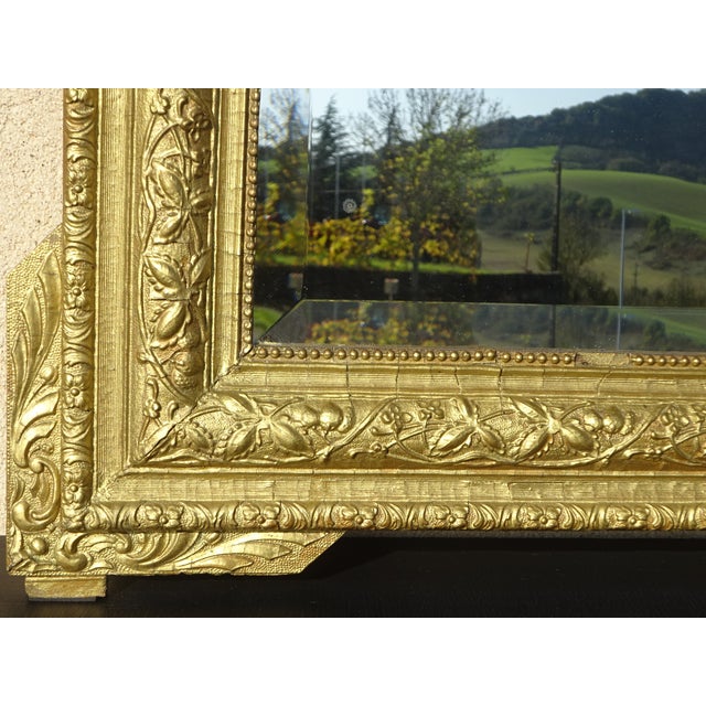 Antique Gilded Mirror, 1890s For Sale - Image 16 of 18