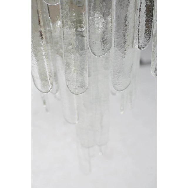 AVMazzega Large Murano Chandelier by Carlo Nason for Mazzega, Italy, 1970s For Sale - Image 4 of 18