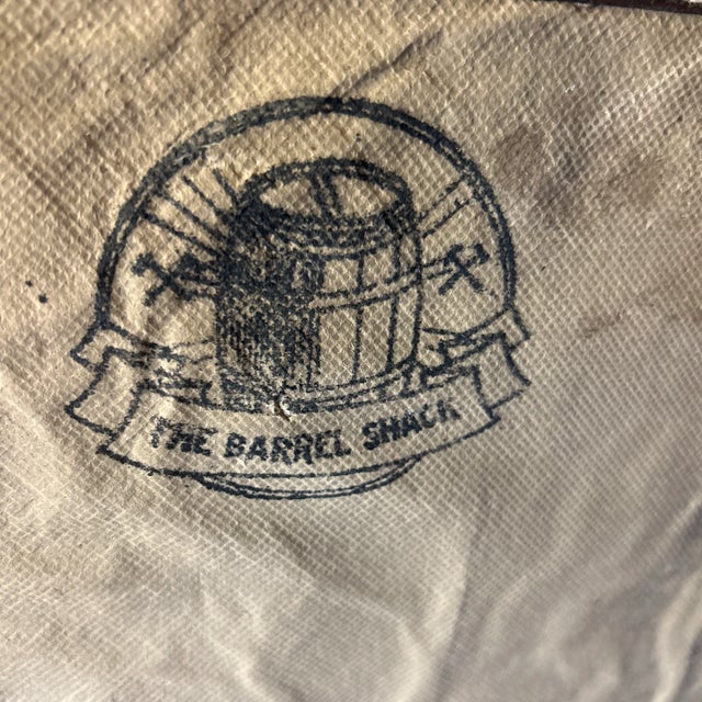 Leather, Metal and Tent - Canvas Trunk With Handles For Sale - Image 12 of 12