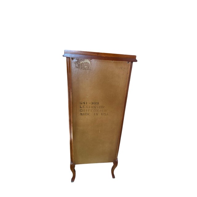Lexington Furniture “Lynn Hollyn at Home” Lingerie Chest European Country Tall Chest For Sale - Image 12 of 12