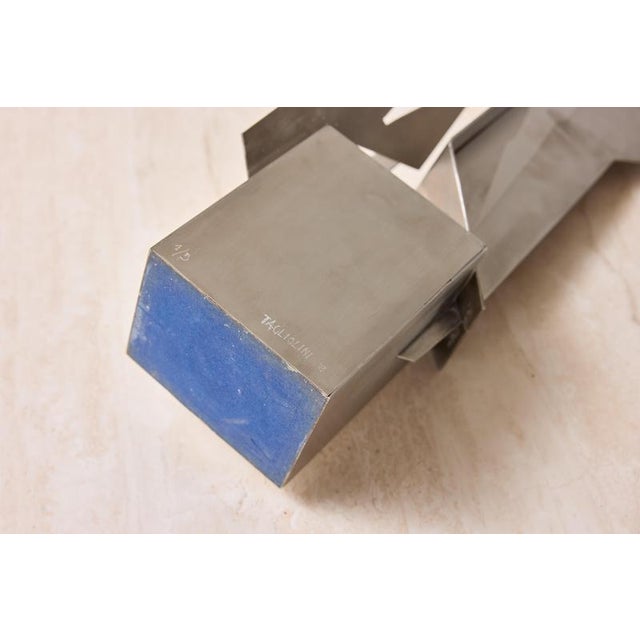 Alessandro Tagliolini, Abstract Sculpture, 1973, Stainless Steel For Sale - Image 12 of 14