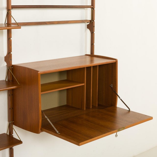 Ergo Wall Unit with Hidden Desk, Norway, 1960s For Sale - Image 10 of 16