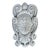 White Concrete Italian Heraldic "Giglio Fiorentino" Wall Plaque For Sale