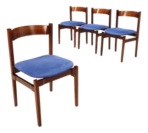 Four 101 Chairs by Gianfranco Frattini for Cassina, Set of 4