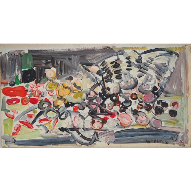 André Cottavoz, Panier de fruits, Oil on Panel, Framed For Sale - Image 9 of 9