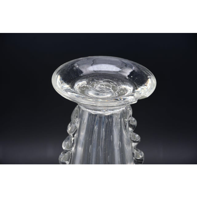 Art Decò Murano Bullicante Vase by Barovier & Toso, 1950s For Sale - Image 9 of 10