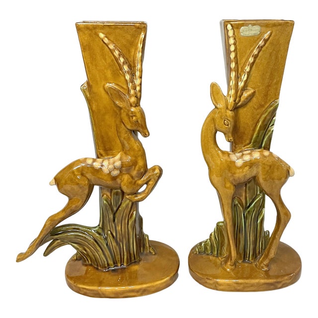 Pair of 1950s Royal Haeger Vases For Sale