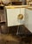 Modern Pair of Murano White Glass and Brass Side Tables For Sale - Image 3 of 7