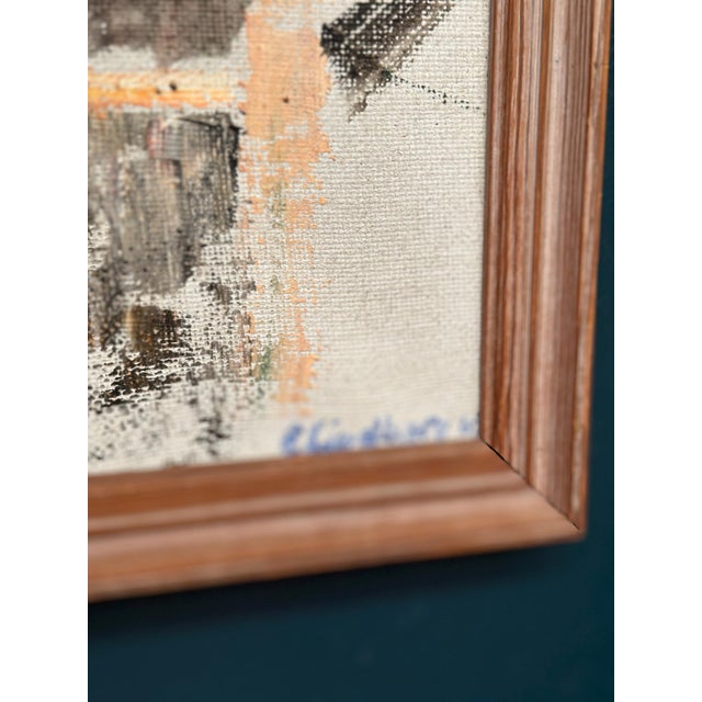 Eivor Lindberg, Abstract Composition, 1967, Oil on Canvas, Framed For Sale - Image 7 of 18