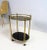 Mid-Century Modern Italian Bar Cart in Faux Bamboo, Brass and Glass, 1960s For Sale - Image 3 of 10