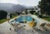 Catch Up by the Pool 1970 Former fashion model Helen Dzo Dzo Kaptur (in white lace), Nelda Linsk (in yellow), wife of art...
