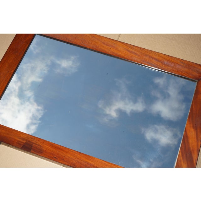 Lovely original Georgian Mahogany Beveled edge wall mirror A very good looking well made and decorative piece, dating to...