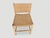 Contemporary Andrianna Shamaris Handwoven Minimalist Leather Chair For Sale - Image 3 of 6
