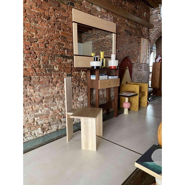 Cream Cimabue Acero Chair by Ferdinando Meccani for Meccani Design For Sale - Image 8 of 9