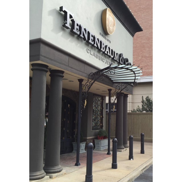 French French Antique Glass Awning For Sale - Image 3 of 4