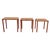 Vintage Danish Modern Teak Nesting Tables by Toften Møbelfabrikken, Set of 3 For Sale - Image 9 of 18