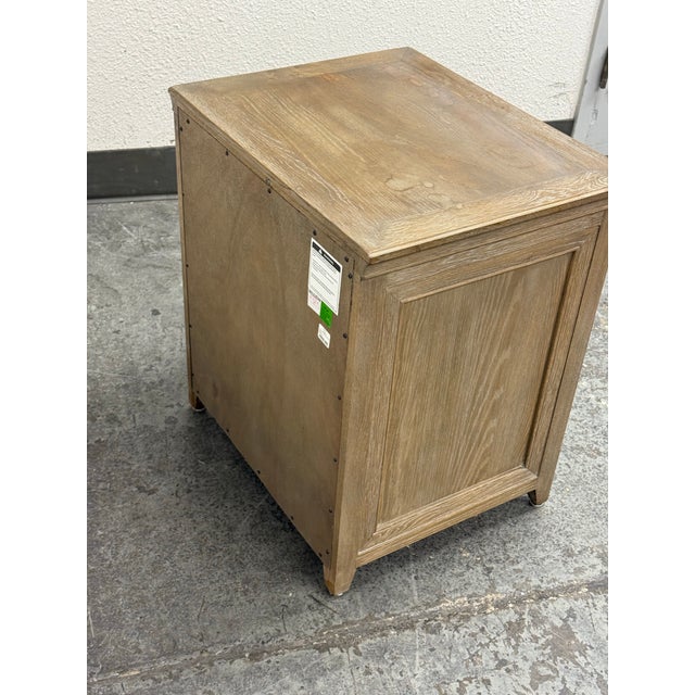 Restoration Hardware Shutter Nightstand For Sale In San Francisco - Image 6 of 12