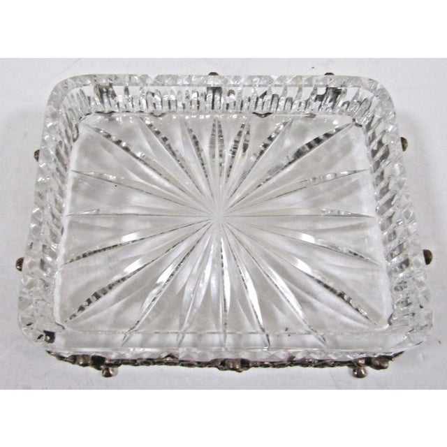 Mid 19th Century Albert Bodemer Germany Crystal and 830 Silver Candy Dish For Sale - Image 9 of 12