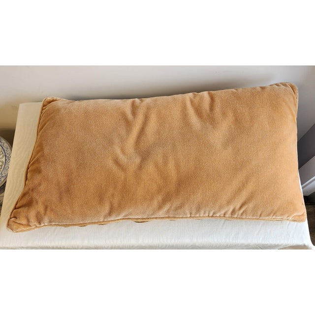 Extra Large Vintage Mythical Bird Geometric Needlepoint Tapestry Pillow For Sale - Image 12 of 15